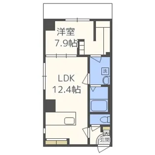 TROIS 2nd【6階】の間取り