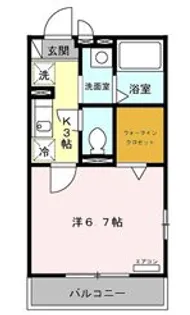 ノース フェルト【2階】の間取り