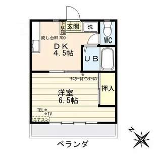 ロイヤルワイズ【1階】の間取り