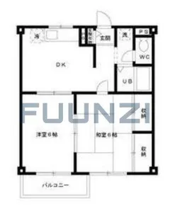 エステートピア青山【2階】の間取り