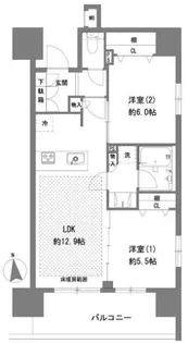 プライマル八王子横山町【7階】の間取り