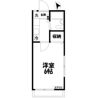 ウィステリア桜上水【2階】の間取り