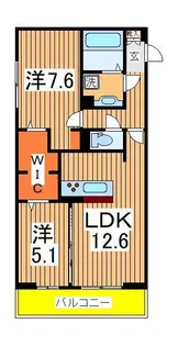 フォーリア A【2階】の間取り