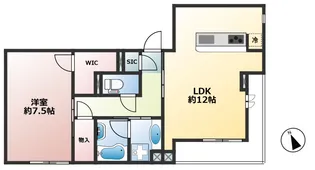 Sunflower Nakano【1階】の間取り
