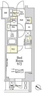 THE CLASS MINAMIAZABU【3階】の間取り