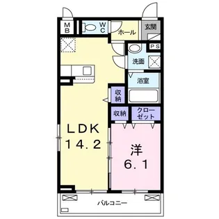 サンリット【3階】の間取り