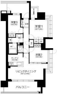 プラウドシティ池袋本町【5階】の間取り