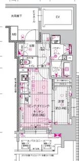 プレサンス ロジェ 大須 白川公園【14階】の間取り