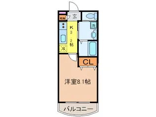 リバティ武蔵小杉の間取り