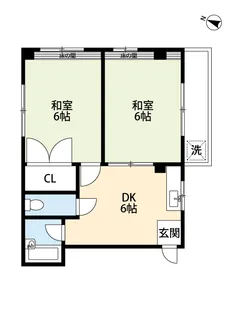 マルセビル【3階】の間取り