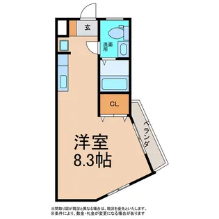 ジョイジュネス【2階】の間取り