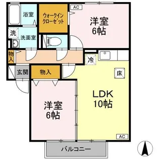 グレース宮前【1階】の間取り