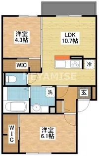 プルミエール【2階】の間取り