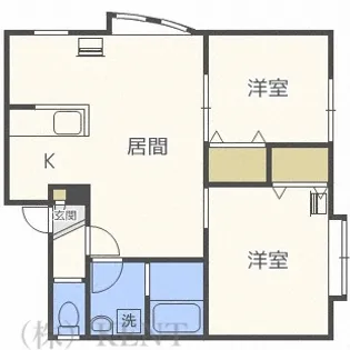 インペリアルコート発寒【2階】の間取り