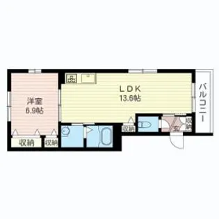 メゾン・ド・フェリーチェ【1階】の間取り