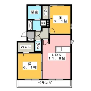 A-Room【2階】の間取り