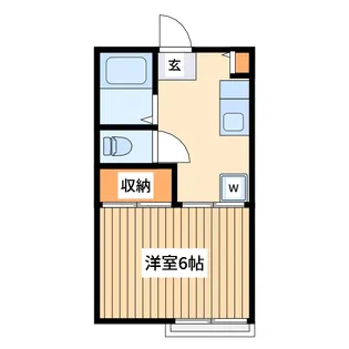 ビーカーサ淵野辺3リボーン【1階】の間取り