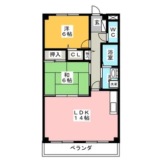 グランメールふじみ【3階】の間取り