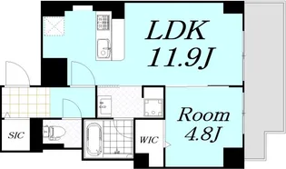 Arome梅田【9階】の間取り