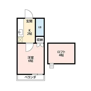 日野春コーポ【2階】の間取り