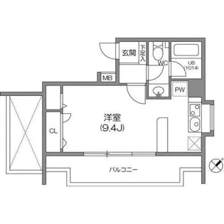 ルクレ森下レジデンス【8階】の間取り
