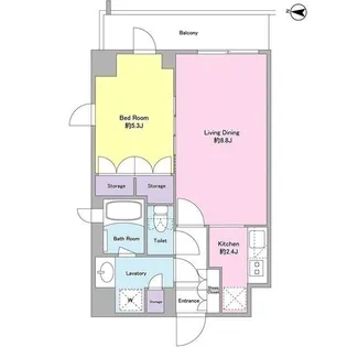 サイクラメント鷺宮【5階】の間取り