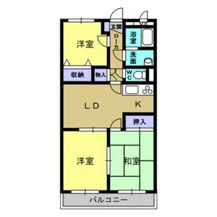 ラ・セゾン【3階】の間取り