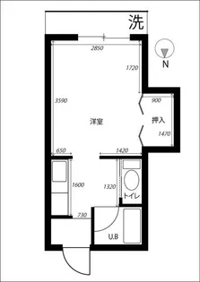 新幸グリーンハイツ【2階】の間取り