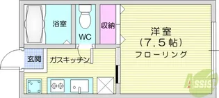 セフィラフジ【1階】の間取り