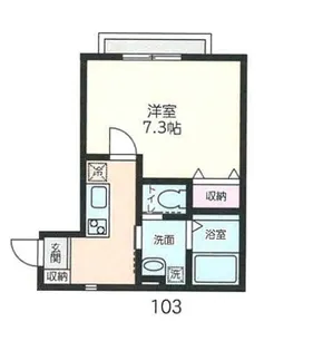 Dear SanMarino【1階】の間取り