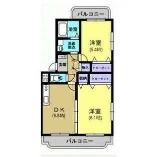 ユーミーリオプレットII【3階】の間取り