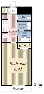 リックアート扇橋【2階】の間取り