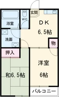 グルックハイム【2階】の間取り