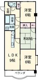 コンフォース【4階】の間取り