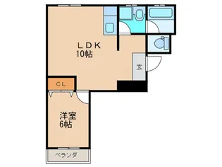 ホ-ムズ宮田【2階】の間取り