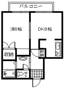 プチメゾンサンタクール【1階】の間取り