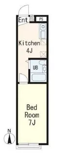 駒場ハイツ【2階】の間取り