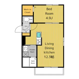 R-court名駅西【2階】の間取り