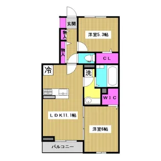 シアラ【1階】の間取り