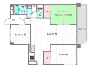 一吉ハイツ【2階】の間取り