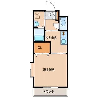 サテリット・K【2階】の間取り