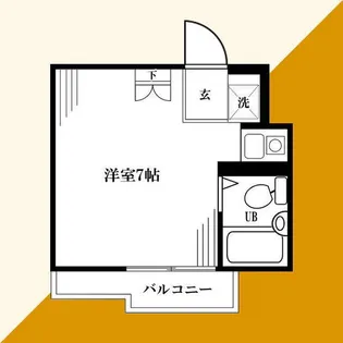パース国立【3階】の間取り