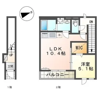 アヴェリア【2階】の間取り