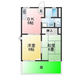 ハニータウン C【1階】の間取り