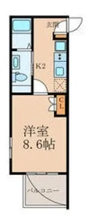 PASEO池尻大橋【2階】の間取り
