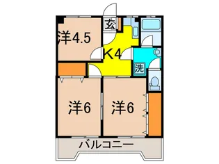 安藤マンション【2階】の間取り