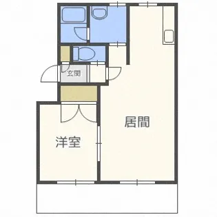 アルテンセン伏古【3階】の間取り