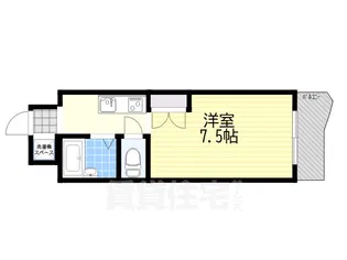 ビューライフ六甲【5階】の間取り
