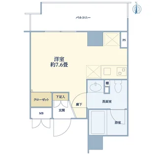 ダイナシティ西新宿【12階】の間取り