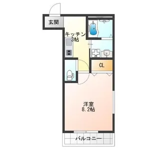 Fujipalace セ・パルティ住之江壱番館【1階】の間取り